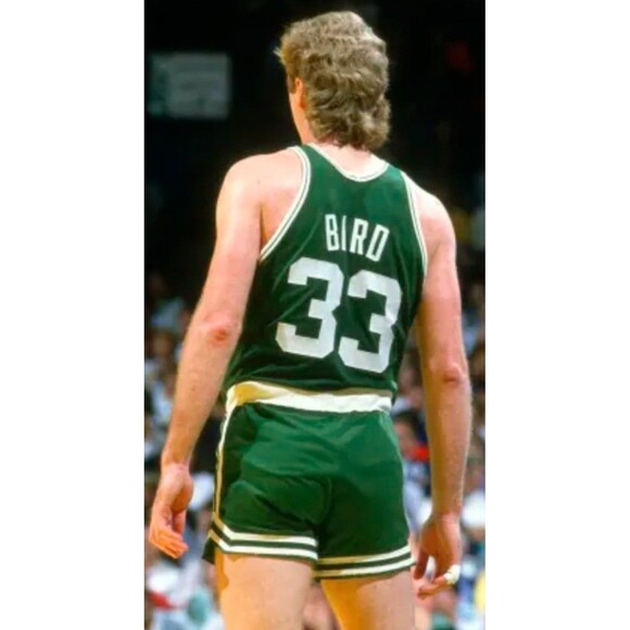 Larry Bird (Mitch/Ness)-(Celtics)-(85-86)-(Jersey)-(Green)-(L)-(New Cond.)-$100 - Picture 10 of 12